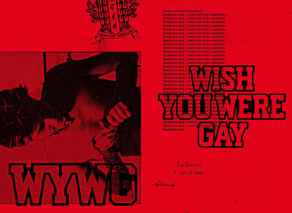 Bild von Anne Imhof – Wish You Were Gay (Rot)